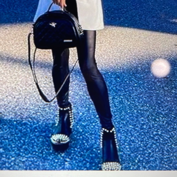 Never used new with tags combat boots with spikes. Size 6.5 , run big - Picture 3 of 3